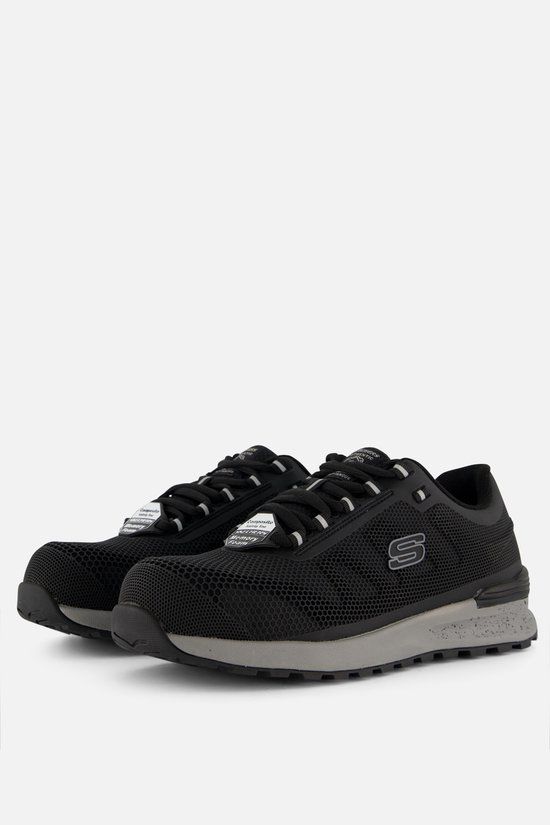 Skechers Bulklin Sneakers Zwart Synthetisch