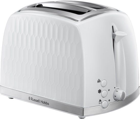 Russell Hobbs 26060-56 broodrooster 2 snede(n) Wit 850 W