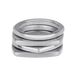 BREIL NEW TETRA Ring Vrouwen Zilver Vierkant Maat 56
