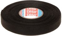 Tesa - PET-Fleece Tape - 25m x 15mm - Geluidsdemping - Zwart - Weerstand tegen Schuren