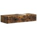 vidaXL Wandmontage Zijtafel Gerookt eiken 87,5 x 34,5 x 17 cm