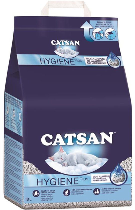 Catsan Hygiene Plus Streu | 18L