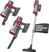 CLEANmaxx 2-in-1 accu-cycloonstofzuiger, draadloze hand- en vloerstofzuiger met sterke 22,2 V Li-ion accu, tot 38 minuten looptijd en 12 kPa zuigvermogen, EPA-11-filter en 800 ml capaciteit