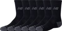 New Balance Active Crew Socks 3 Pack Unisex Sportsokken - WHITE
