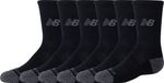 New Balance Active Crew Socks 3 Pack Unisex Sportsokken - WHITE