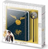 Harry Potter - Notebook with Pen - Gift Set - Golden Wings - 100 pagina's