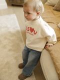 VERTBAUDET Vanilla Babyset with Sweater and Wide Jeans