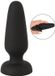 Velours noir Bouchon en silicone M
