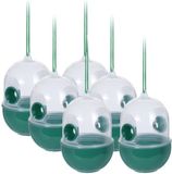 Benson Wespenvangers / wespenvallen - 6x stuks - groen - 12 x 8 cm - tuin / camping