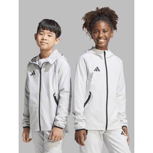 adidas Performance trainingsjack Tiro Travel lichtgrijs