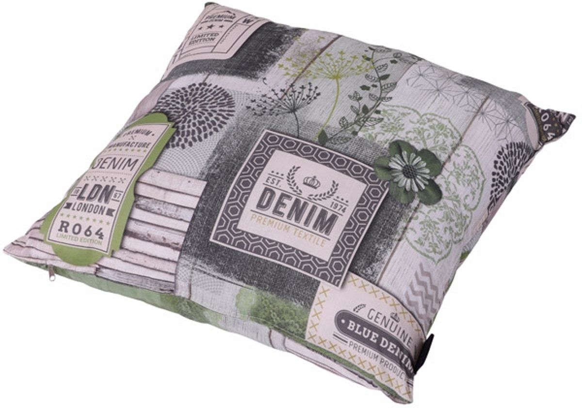 Madison sierkussen Premium 50x50 cm - lime groen