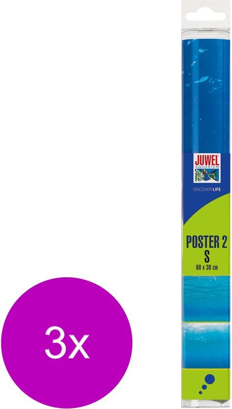Juwel Achterwand Poster 2 S - Aquarium - Achterwand - 3 x 60x30 cm