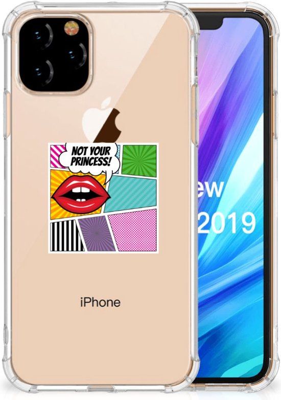 B2Ctelecom Anti Shock Case for iPhone 11 Pro - Popart Princess