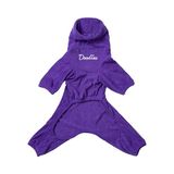 Mikki Doodles Honden Droogjas, voor Krullende Vachten, Sterk Absorberende Microvezel, Sneldrogend, Vermindert Kroezen, Lichtgewicht, Volledige Lichaamsbedekking, Maat S