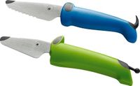 Kuhn Rikon Kinderkitchen messenset 2-delig, groen/blauw