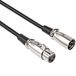 Allteq XLR kabel - Gebalanceerd - 0.5 meter - Zwart