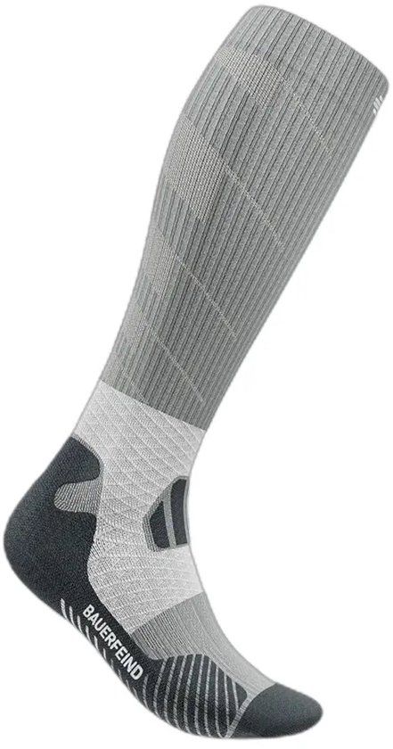 Bauerfeind Sports compressiesokken voor dames - grafietgrijs - Maat M (35-38)
