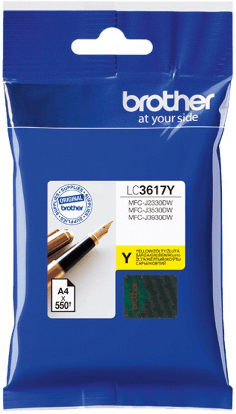 Brother LC3617Y Origineel Geel Inktcartridge