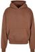 Build Your Brand Ultra Heavy Cotton Box Hoodie Bark Maat L