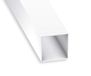 CQFD Vierkante buis, pvc, wit, 15 x 15 x 1 mm, 1 m