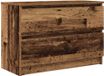 Meuble TV 80x35x54 cm aggloméré bois vieilli