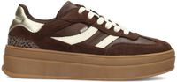 POSH by Poelman MILLIE Dames Sneakers - Donker bruin