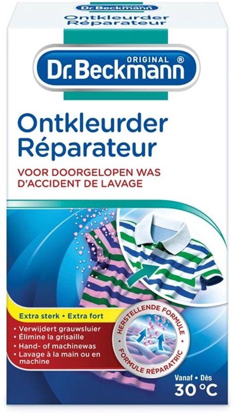 Dr. Beckmann Ontkleurder 150 gr - Gekleurde was - 2 wasbeurten