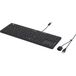 Renkforce IP 68 Industrie USB-Tastatur Schwarz Spritzwassergeschützt, Staubgeschützt, Touch-Oberfläche (iM-IKB110-BK)