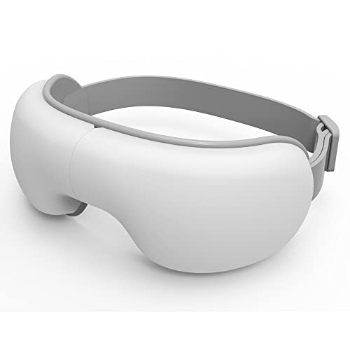 twinkstar Multifunctioneel oogmassageapparaat, elektrisch oogmasker massageapparaat met verlichting van gezwollen en ontspannen kringen rond de ogen (model: wit/TR-167)