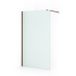 Maxaro Inloopdouche Diamond 120cm 8mm Mat Veiligheidsglas Koper