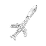 Giorgio Martello Milano Giorgio Martello Charm | bedel | vliegtuig | zirkonia | 925/000
