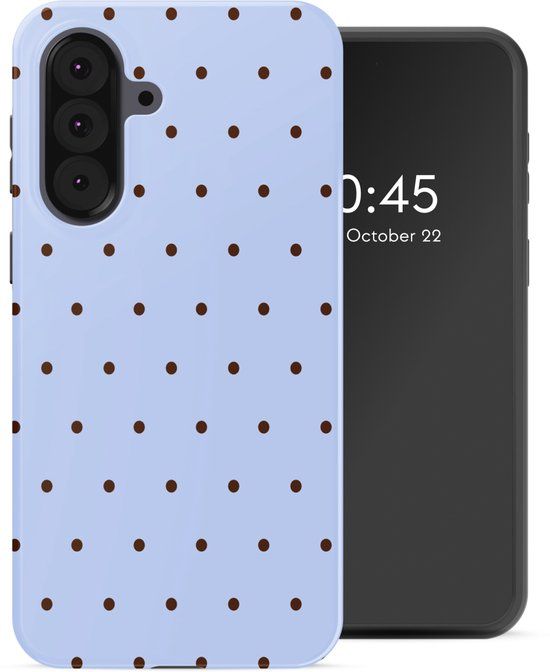 Selencia Hoesje - Geschikt voor Samsung Galaxy A37 (5G) - Backcover - Happy Dots Digital Sky