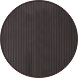 vidaXL Vloerkleed rond 80 cm bamboe donkerbruin