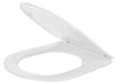 Universel toiletbril, gemaakt van Duroplast, wit