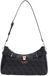 GUESS Yesba Shoulder Bag Coal Logo donkergrijs
