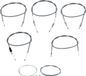 Hercules Bowdenkabelset, gris, 6 pièces, pour Prima 3, 5 M5 P3 Optima 3 (2 vitesses)