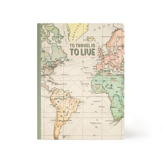 Legami Notitieschrift - 25x19 cm - Genaaid gebonden - Softcover - Lijn - Wit