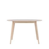 Drawer Flora Eettafel Rond 120cm Whitewash