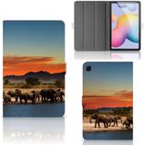 B2Ctelecom Samsung Galaxy Tab S6 Lite | S6 Lite (2022) Flip Case Olifanten