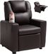 VEVOR Kinderligstoel met bekerhouders Bruine kinderstoel fauteuilhoes
