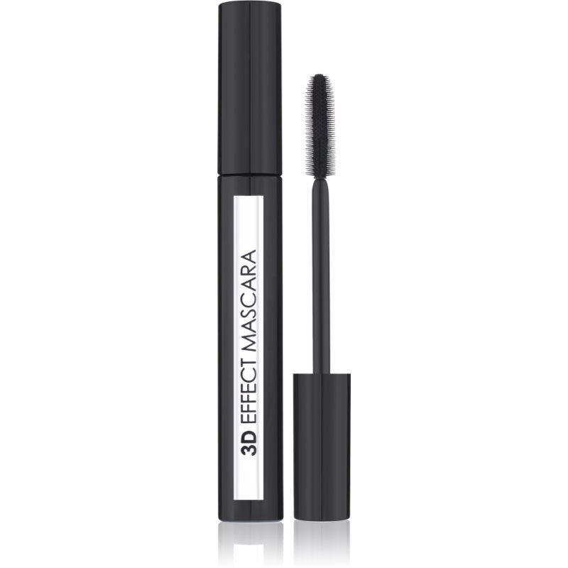 LAMEL Mascara Lamel Mascara Natural and Organic Waterproof Voluminous Black Clear Formula 10ml - 3D