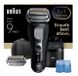 Braun Series 9 Pro+ 9660CCPS Elektrisch scheerapparaat met scheerblad Trimmer Zwart, Zilver