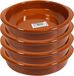 Concorde Iberica Tapas schaaltje - Set van 12x stuks - Alicante - 18 cm - terracotta - met handvatten