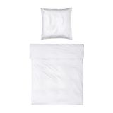 MÖVE Noblesse Beddengoedset 155 x 220 cm + 80 x 80 cm van 100% katoen, wit/maanlicht