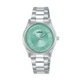 LORUS Dames analoog kwartshorloge met roestvrij stalen armband, zilver, zilver, Einheitsgröße, Classic