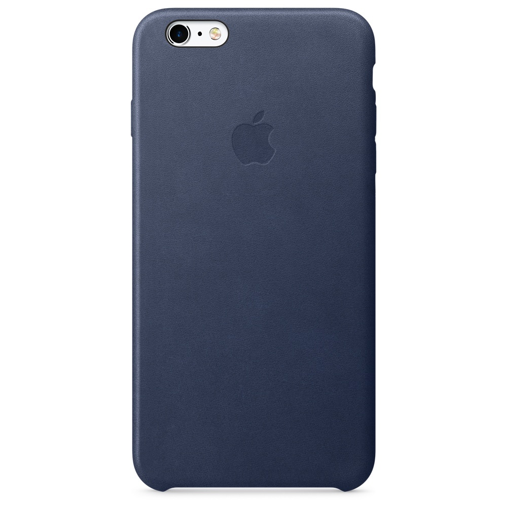 Apple Leren hoesje voor iPhone 6s Plus - Middernachtblauw blauw / iPhone 6s Plus\niPhone 6 Plus