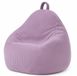 Bananair - Pouf poire - velours côtelé - Housse amovible - Adultes & Enfants - Violet - 120 x 100 cm