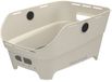 Basil Cento Neo WSL fietsmand achter, off white- gerecycled kunststof - 21L - geïntegreerde anti-slipmat - reflectiedetails