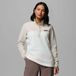 Columbia Benton Springs™ II Snap Fleece Met Halve Rits Beige, Wit M Vrouw