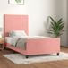 Maison Exclusive - Cadre de lit avec tête de lit Rosa 100 x 200 cm, velours